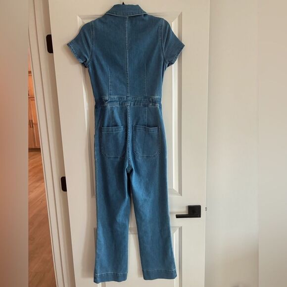 SHOW ME YOUR MUMU Emery Jumpsuit French Blue Women’s Size Small - Picture 5 of 7